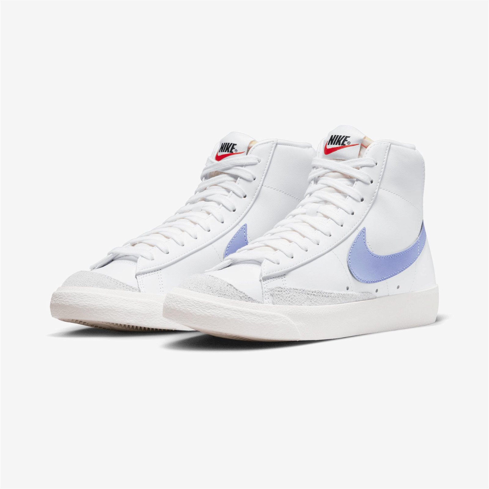 Nike Blazer Mid '77 Kadın Beyaz/Mavi Spor Ayakkabı