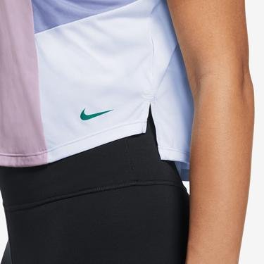  Nike One Dri-FIT Standard Kadın Mor Crop T-Shirt
