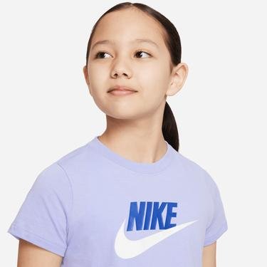  Nike Sportswear Crop Futura Çocuk Mor T-Shirt