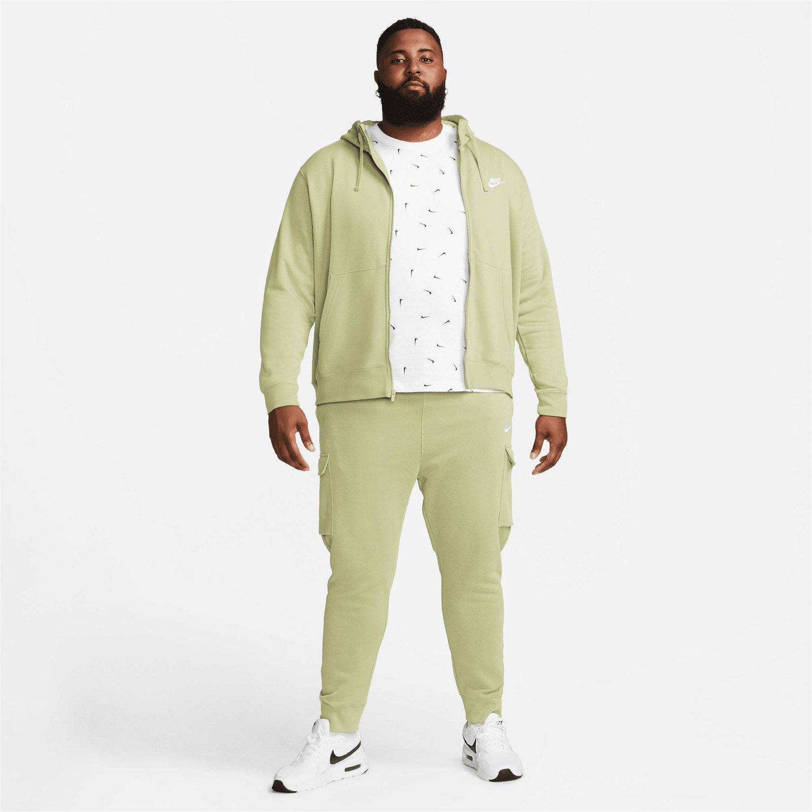 Nike Sportswear Club Cargo Bb Erkek Yeşil Eşofman Altı
