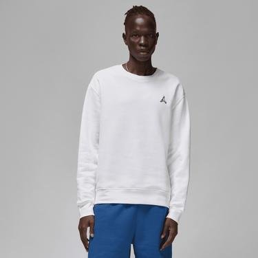  Jordan Essential Fleece Crew Erkek Beyaz Sweatshirt