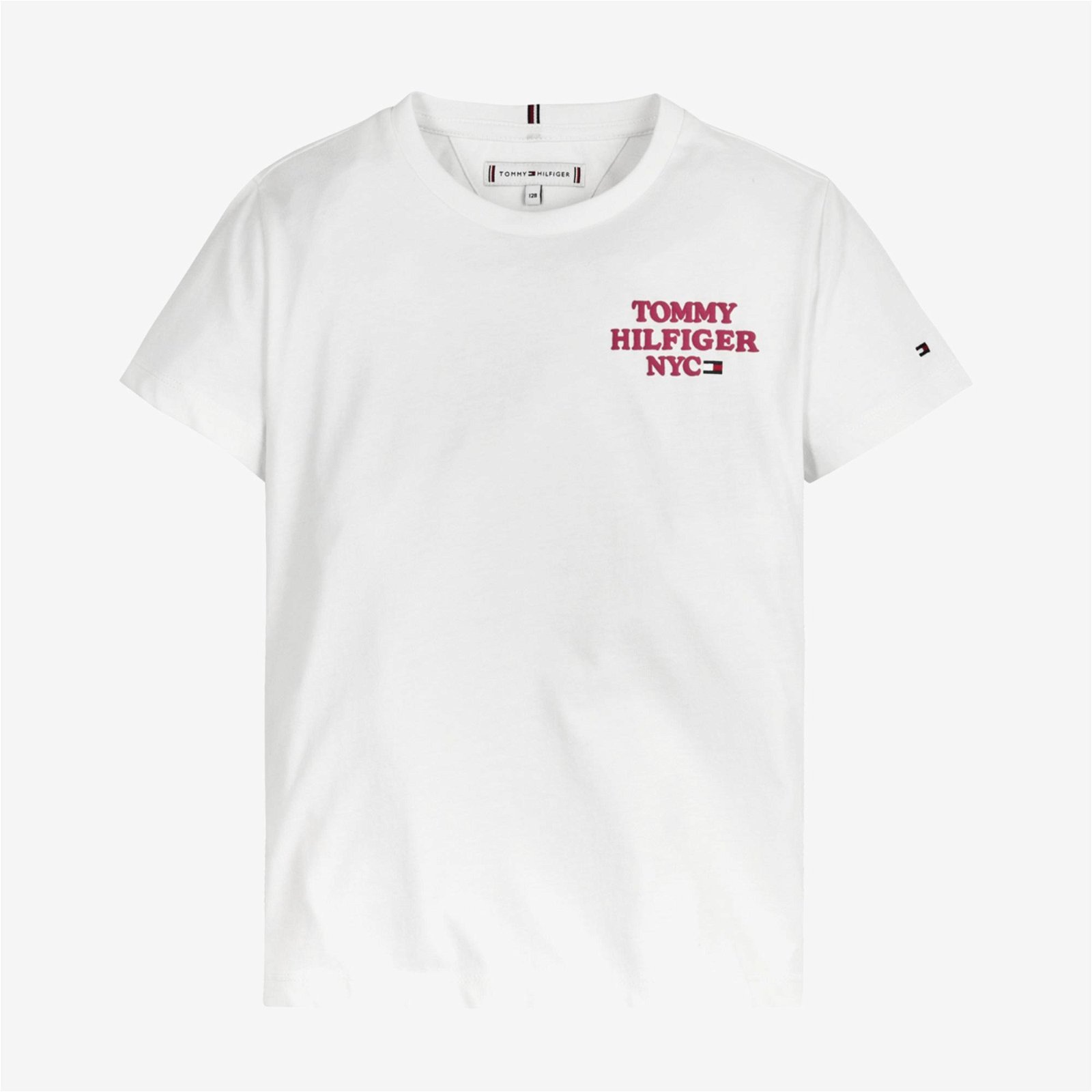 Tommy Hilfiger Nyc Graphic Çocuk Beyaz T-Shirt