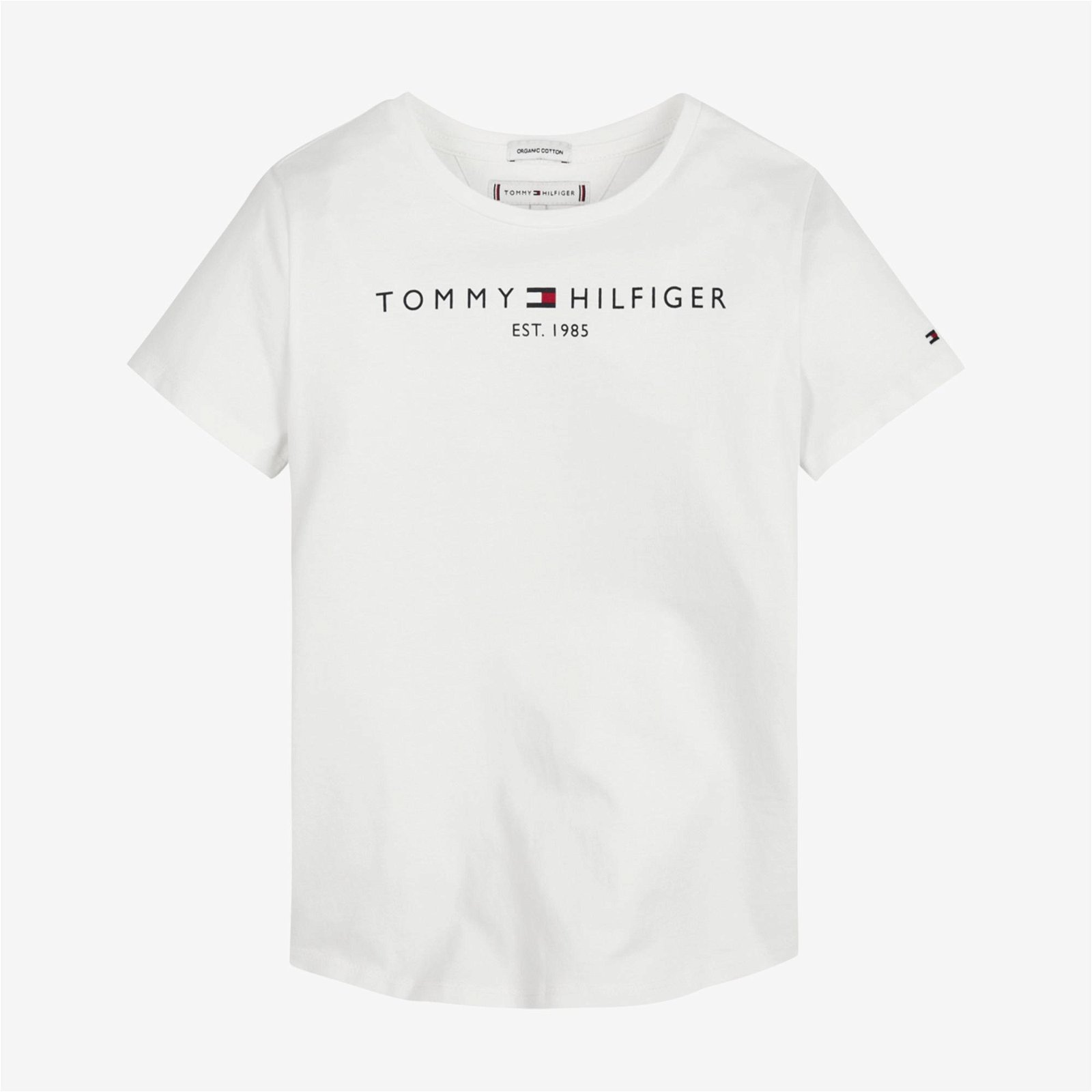 Tommy Hilfiger Essential Çocuk Beyaz T-Shirt