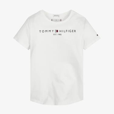  Tommy Hilfiger Essential Çocuk Beyaz T-Shirt