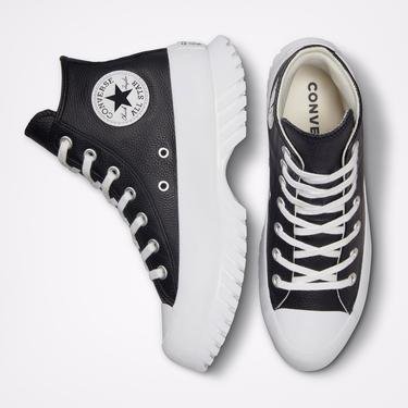  Converse Platform Chuck Taylor All Star Lugged 2.0 Leather Unisex Siyah Sneaker