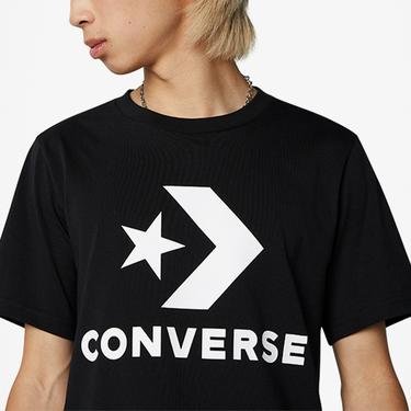  Converse Go-To Star Chevron Unisex Siyah T-Shirt