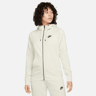  Nike Sportswear Essential Fleece  Hoodie Kadın Beyaz Sweatshirt