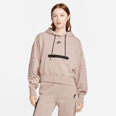  Nike Sportswear Tech Fleece Essential Oversize Kadın Pembe Sweatshirt
