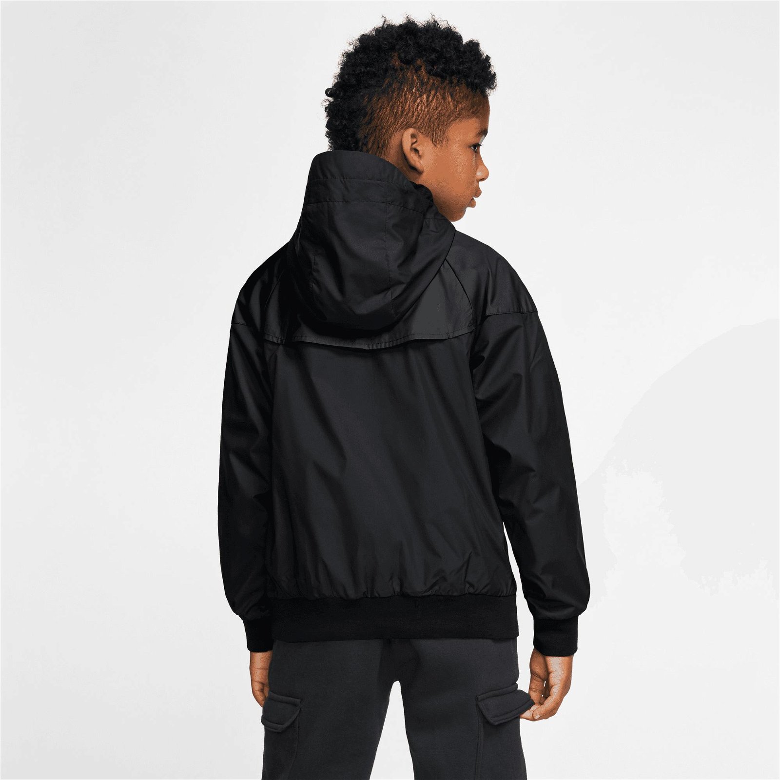 Nike Sportswear Wildrunner Çocuk Siyah Ceket