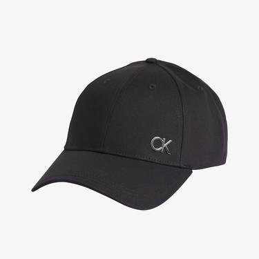  Calvin Klein Metal Bb Erkek Siyah Şapka