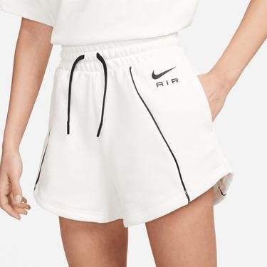  Nike Sportswear Air High Rise Fleece Kadın Beyaz Şort