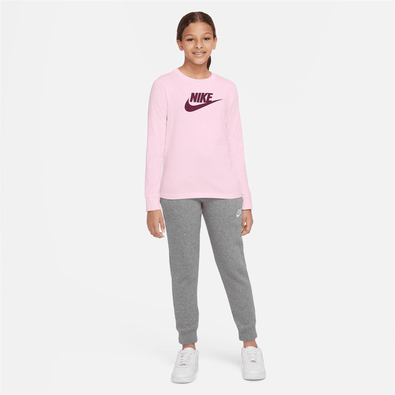 Nike Basic Futura Çocuk Pembe T-Shirt