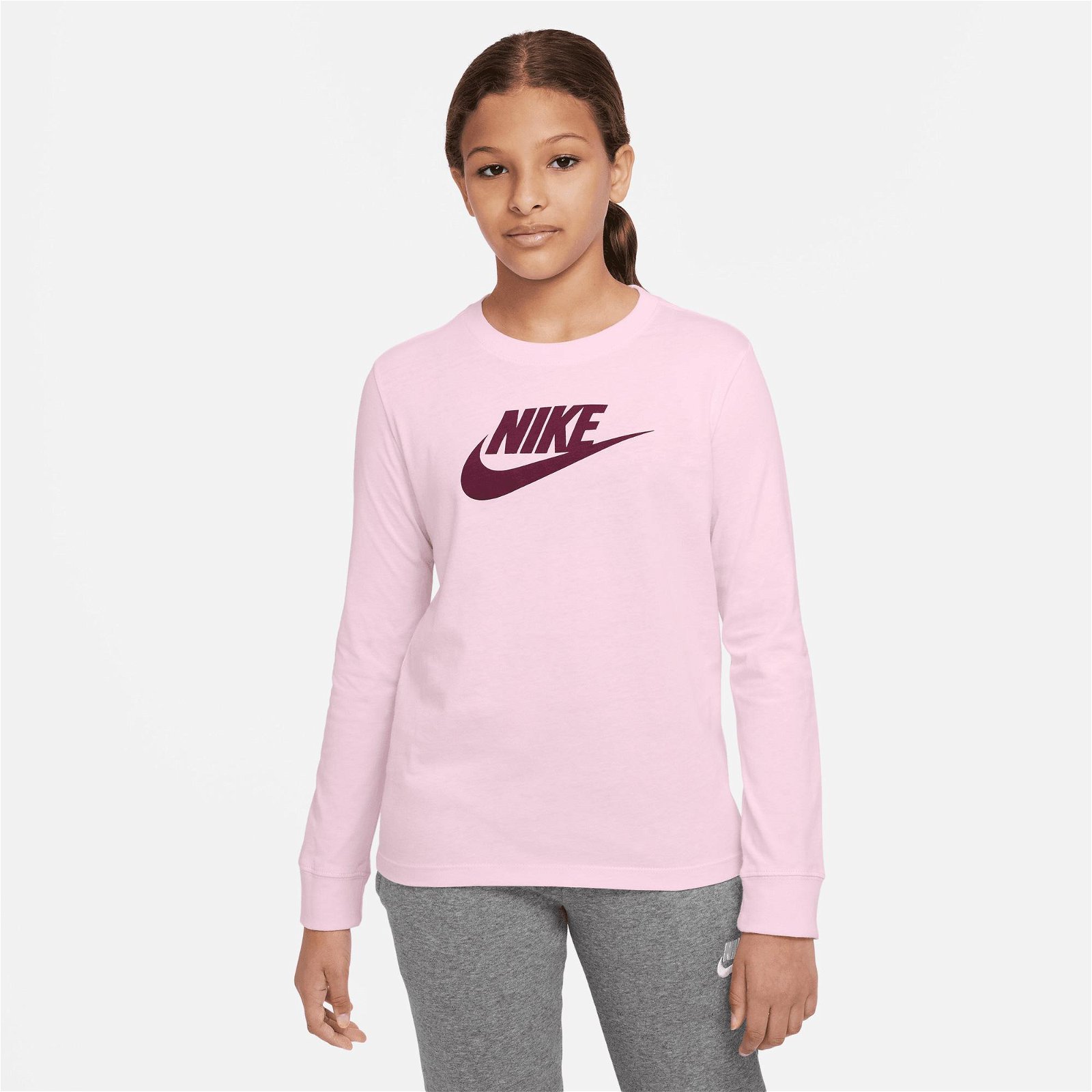 Nike Basic Futura Çocuk Pembe T-Shirt