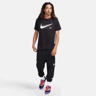 Nike Air Print Pack Erkek Siyah T-Shirt
