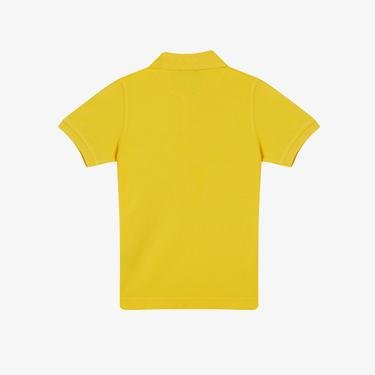  Benetton Logolu Çocuk Sarı T-Shirt