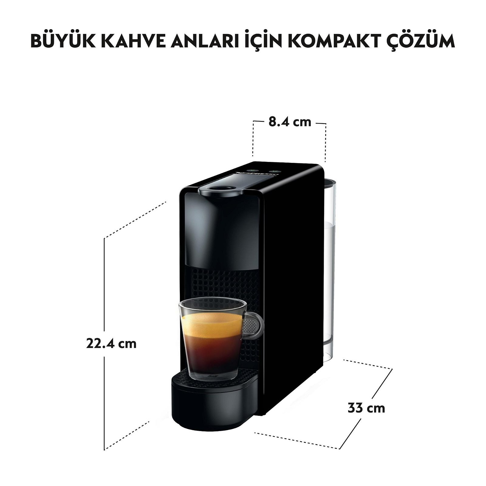 Nespresso C30 Black Essenza Mini Kahve Makinesi