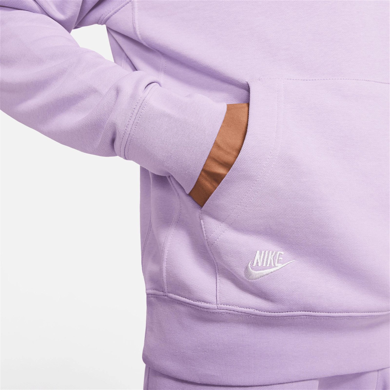 Nike Sportswear Essentials+ Erkek Mor Hoodie Sweatshirt