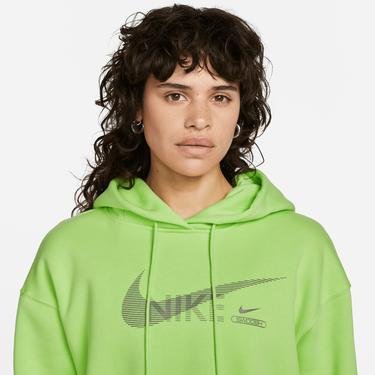  Nike Sportswear Swoosh Kadın Yeşil Hoodie Sweatshirt