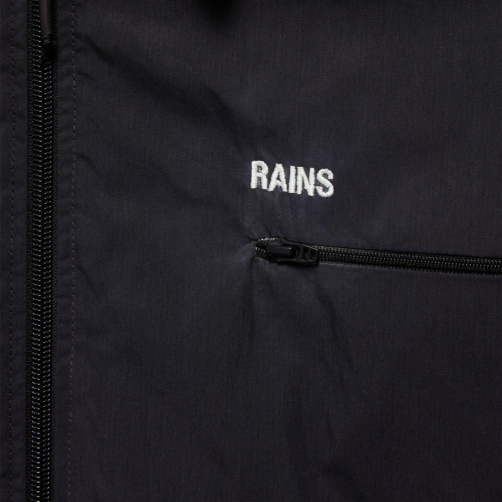 Rains Woven Unisex Siyah Ceket