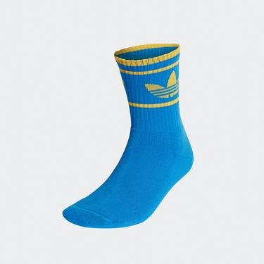  adidas Adicolor 70s Crew 2'li Unisex Mavi Çorap