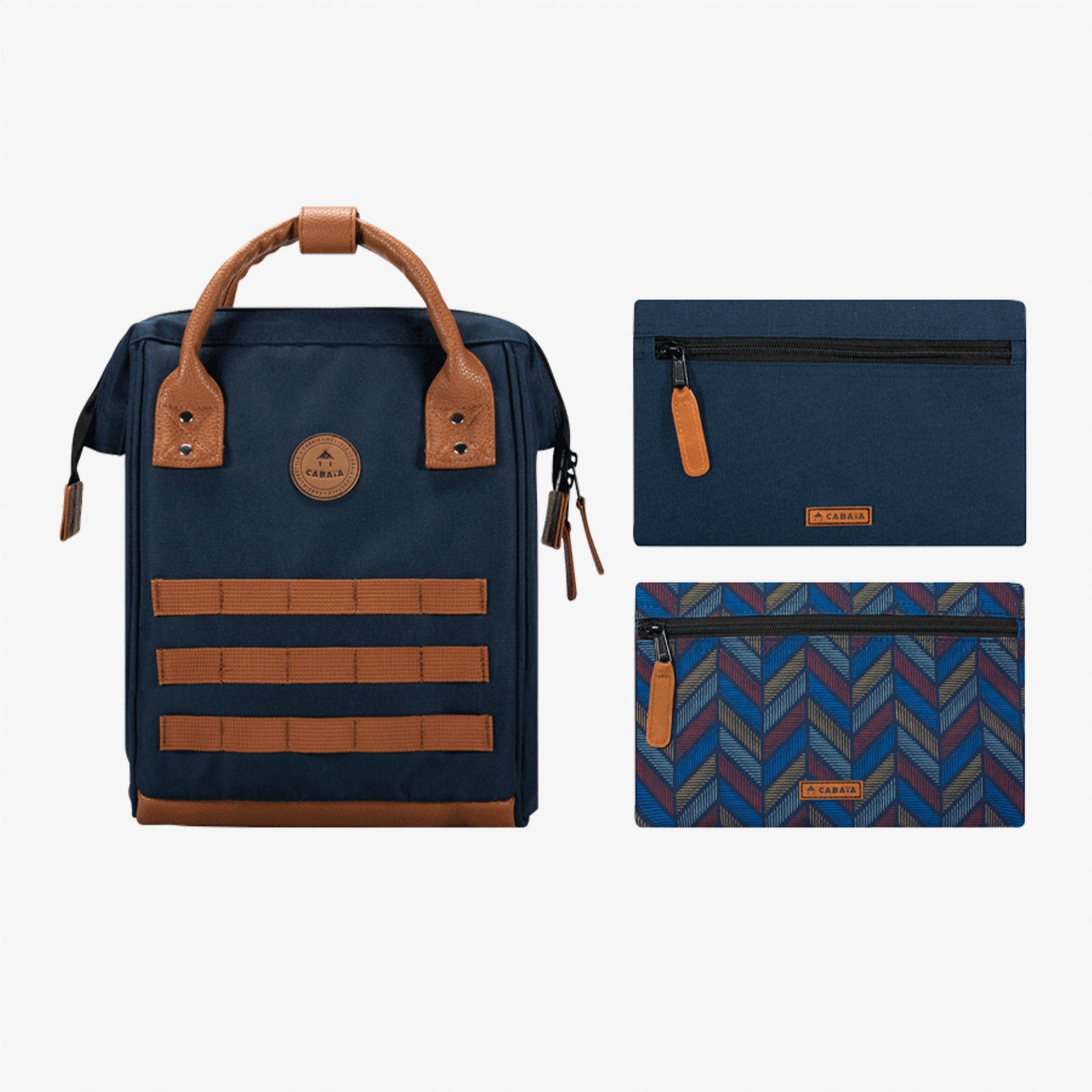 Cabaia Chicago Small Unisex Lacivert Sırt Çantası