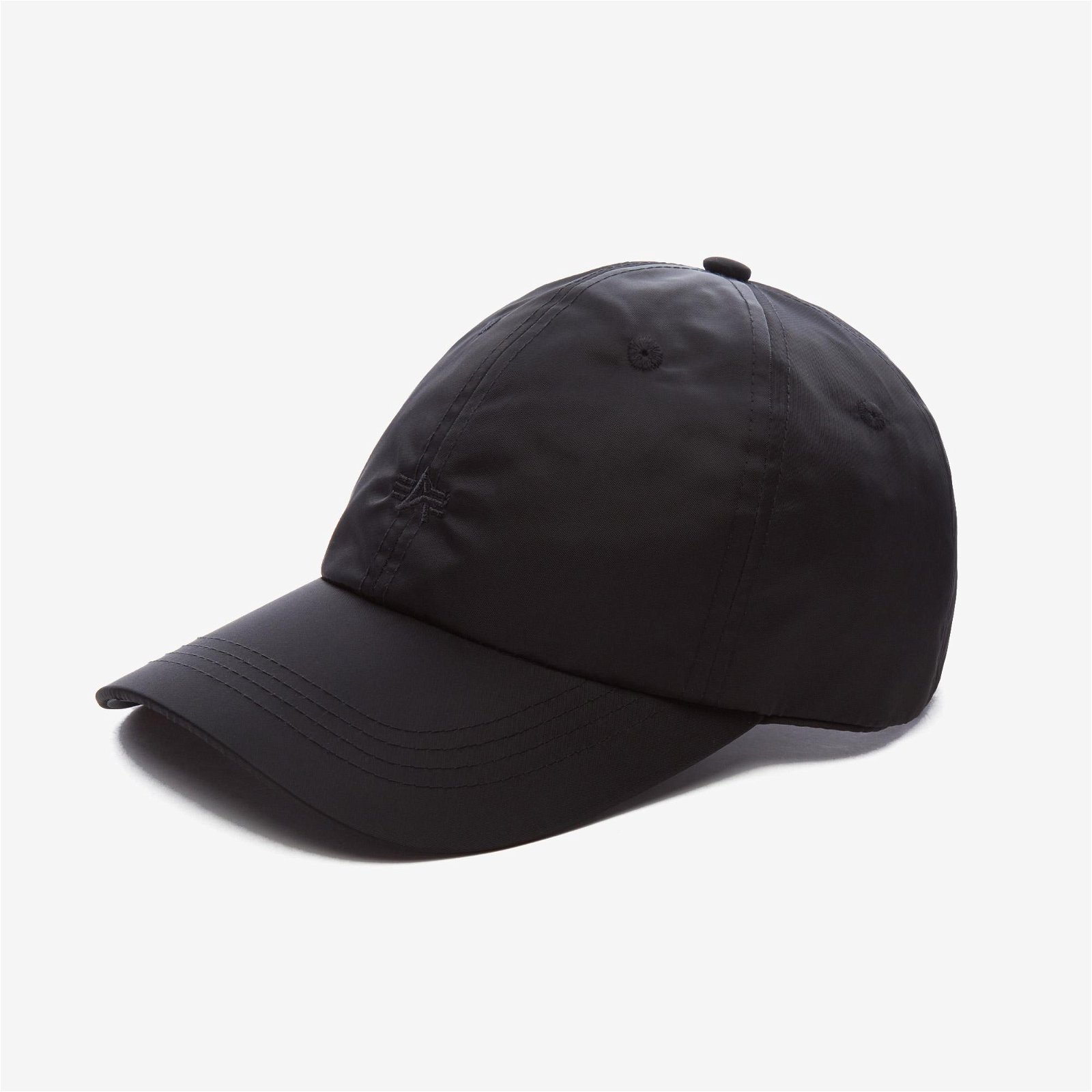 Alpha Industries Erkek Siyah İşlemeli Şapka