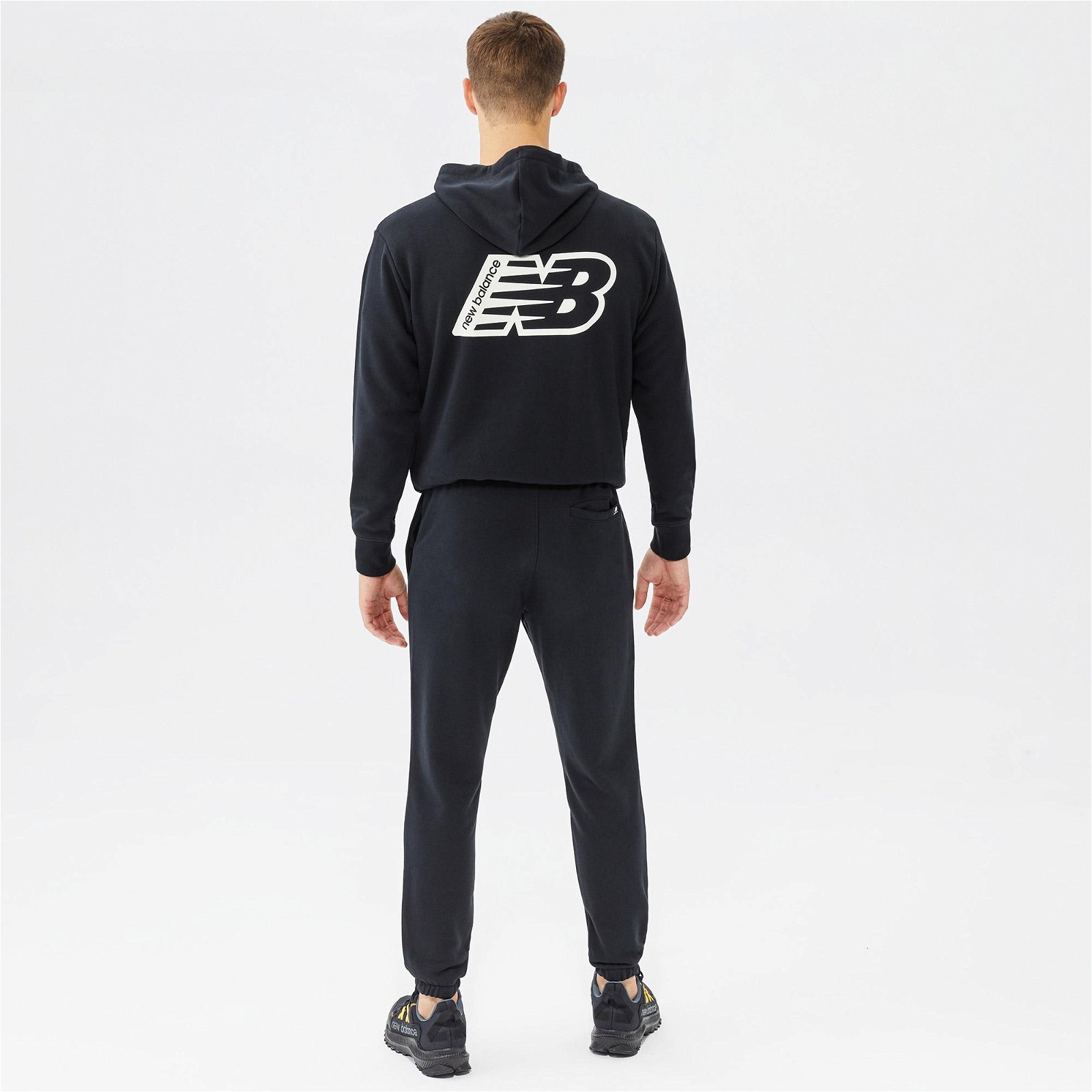 New Balance Essentials Fleece Jogger Erkek Siyah Eşofman Altı