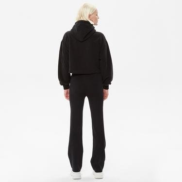  Calvin Klein Logo intarsia Knitted Kadın Siyah Eşofman Altı