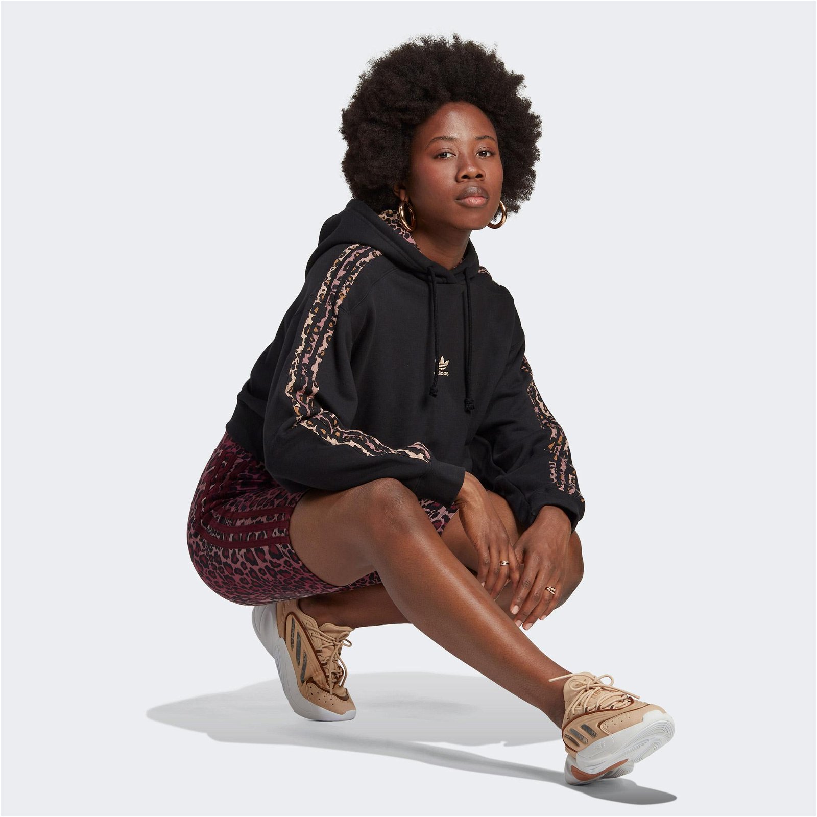 adidas Adicolor Kadın Siyah Sweatshirt