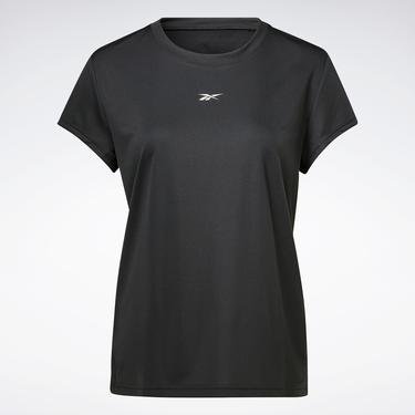  Reebok Wor Commercial Poly Kadın Siyah T-Shirt