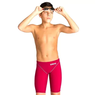  B Powerskin St 2.0 Çocuk Kırmızı Yüzücü Yarış Mayosu 2A958401