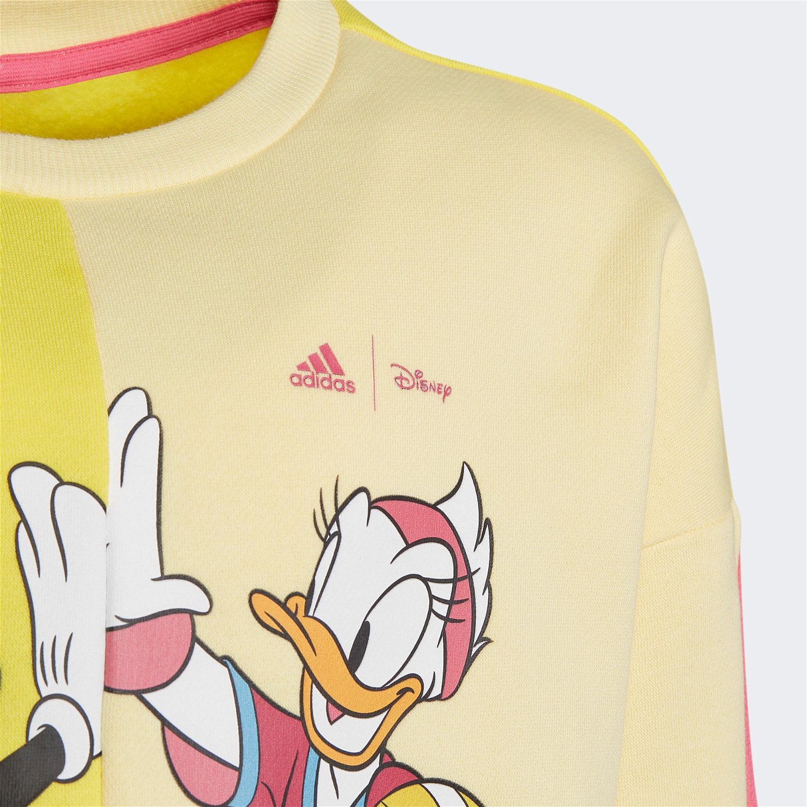 adidas  x Disney Daisy Duck Crew Çocuk Sarı Sweatshirt