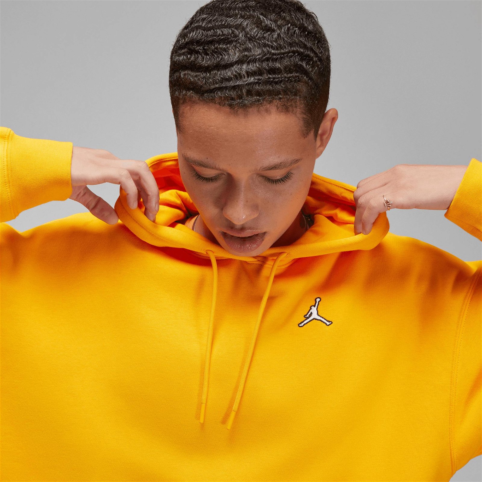 Jordan Brooklyn Fleece Kadın Sarı Sweatshirt