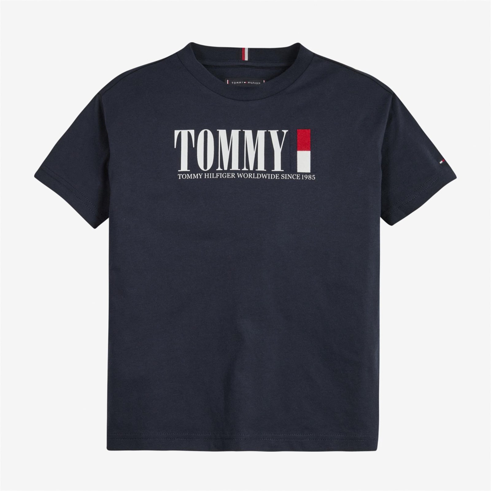 Tommy Hilfiger Graphic Çocuk Mavi T-Shirt