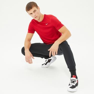  Nike Dri-FIT Dri-FIT Crew Solid Erkek Kırmızı T-Shirt