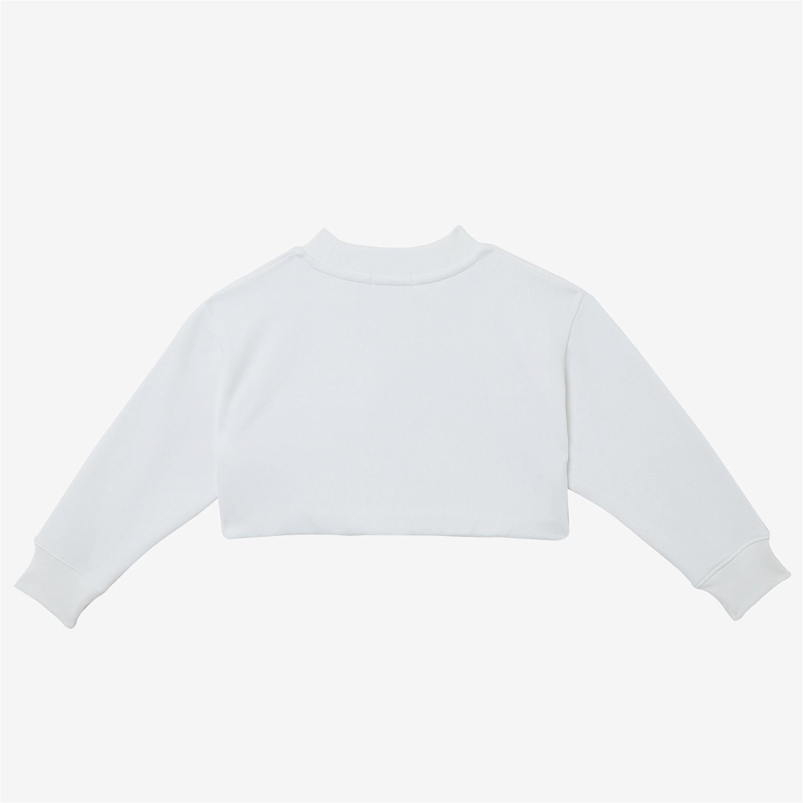 Calvin Klein Gradient Monogram Çocuk Beyaz Sweatshirt