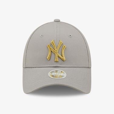  New Era New York Yankees Metallic Logo Unisex Gri Şapka