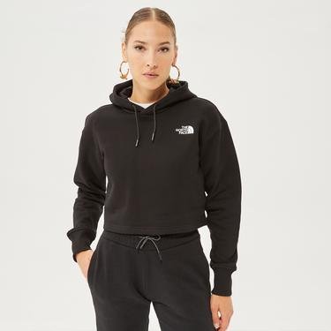  The North Face Coordinates Crop Kadın Siyah Hoodie Sweatshirt