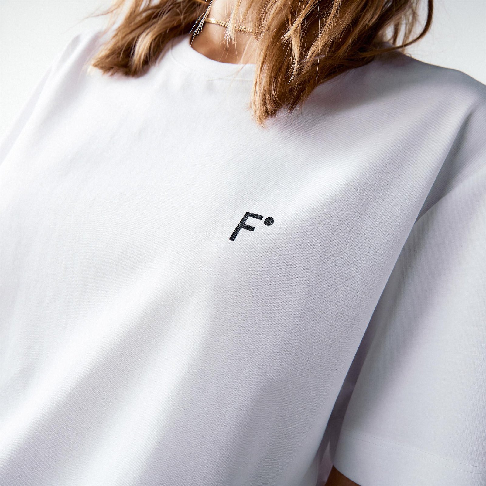  FashFed Unisex Beyaz T-Shirt