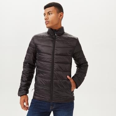 ONLY&SONS Onscarven Quilted Puffer Erkek Siyah Mont