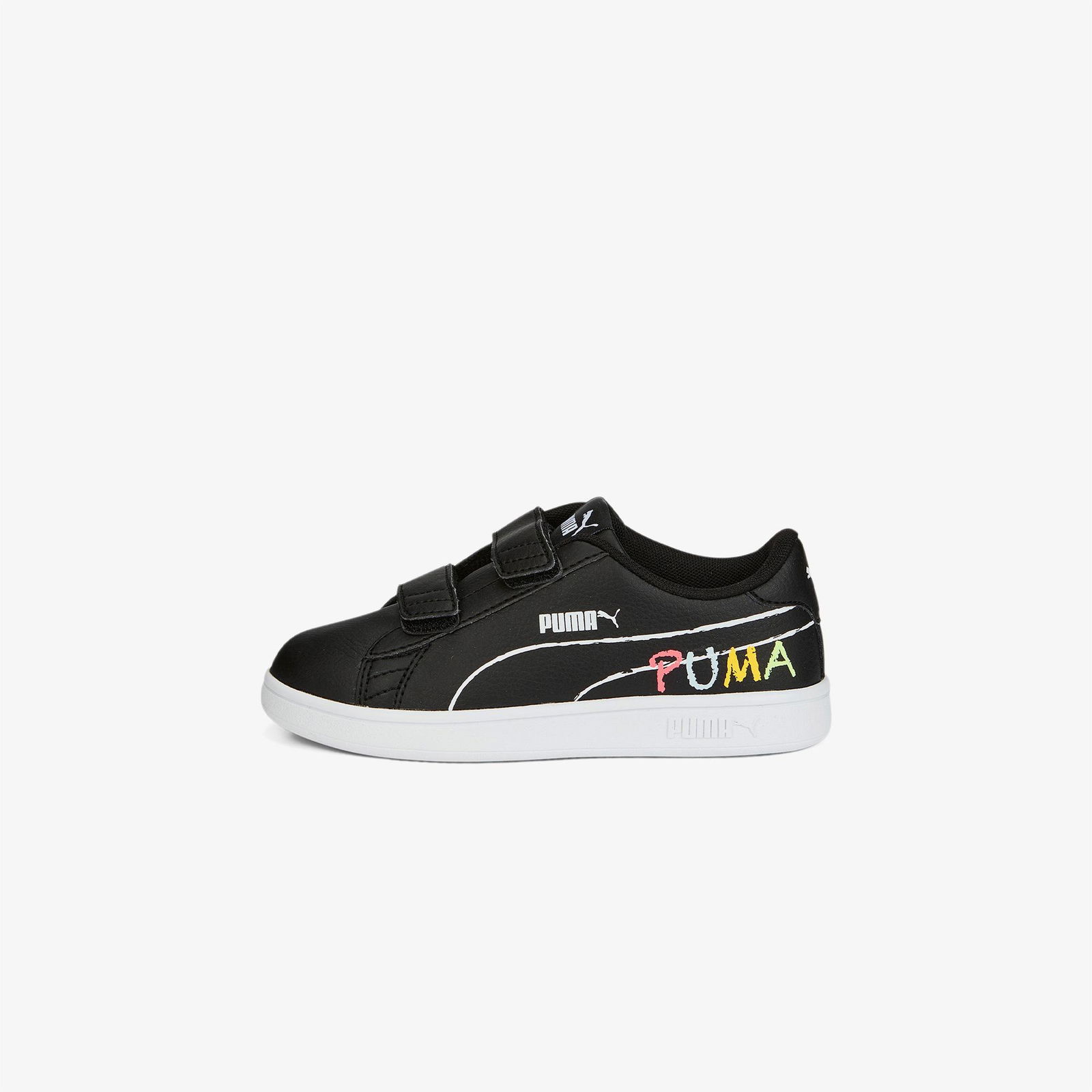 Puma Smash V2 Home School V Ps Çocuk Siyah Spor Ayakkabı