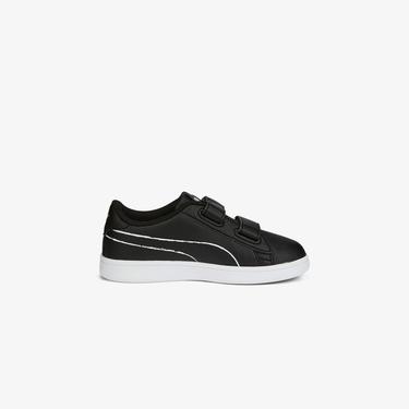  Puma Smash V2 Home School V Ps Çocuk Siyah Spor Ayakkabı