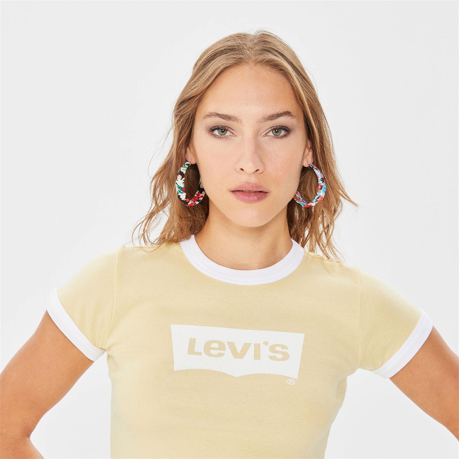 Levi's Graphic Ringer Mini Orange Tab Bw Su Kadın Turuncu T-Shirt