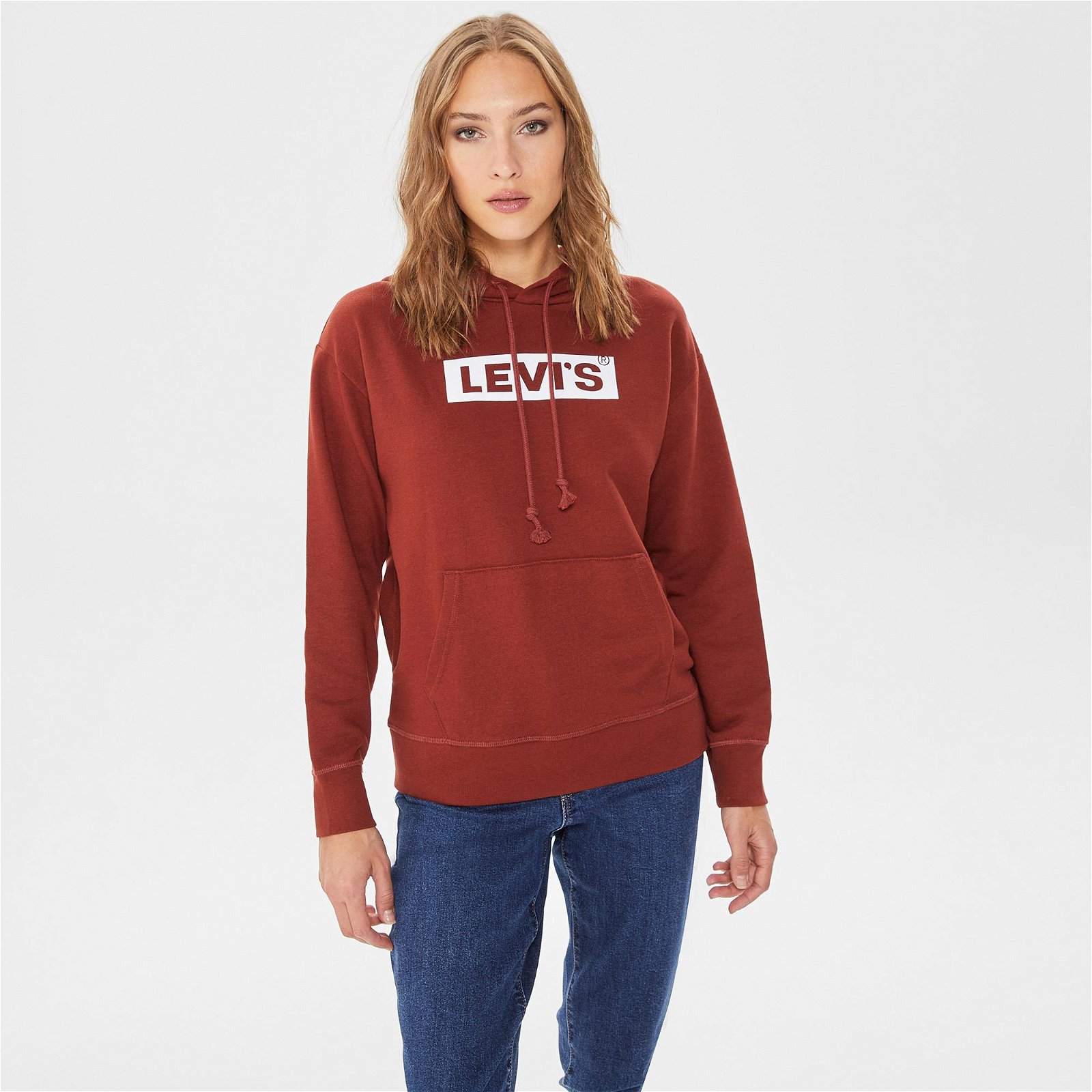 Levi's Graphic Standard Seasonal Kadın Kırmızı Sweatshirt