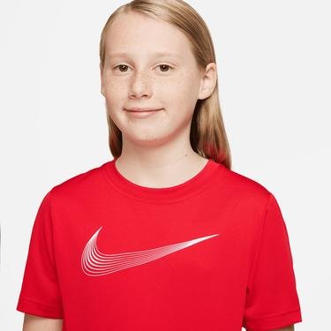  Nike Dri-FIT Hbr Top Çocuk Kırmızı T-Shirt