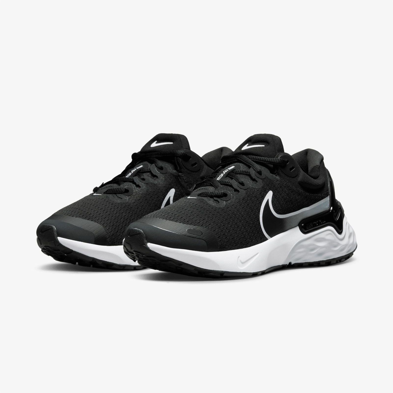 Nike Renew Run 3 Kadın Siyah Spor Ayakkabı