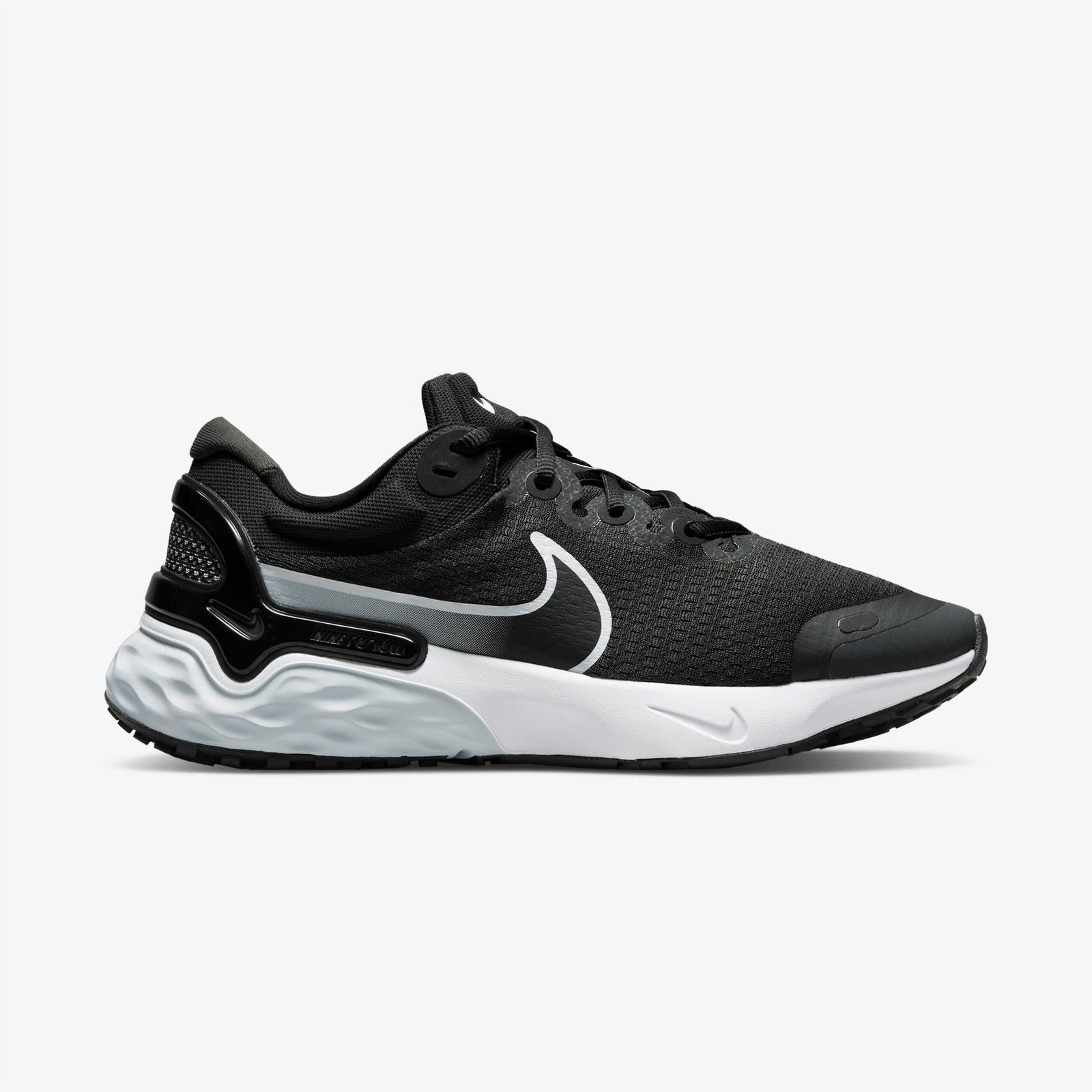 Nike Renew Run 3 Kadın Siyah Spor Ayakkabı