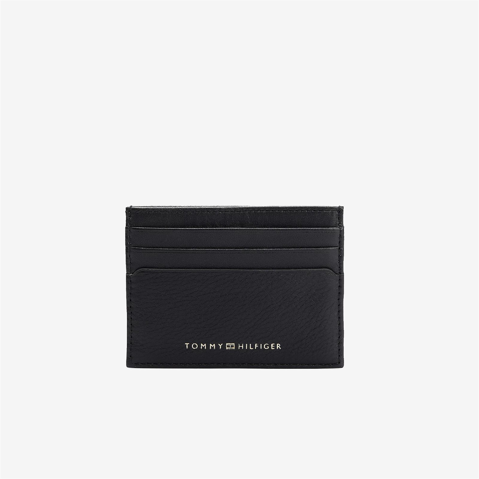 Tommy Hilfiger Premium Leather Erkek Siyah Kartlık