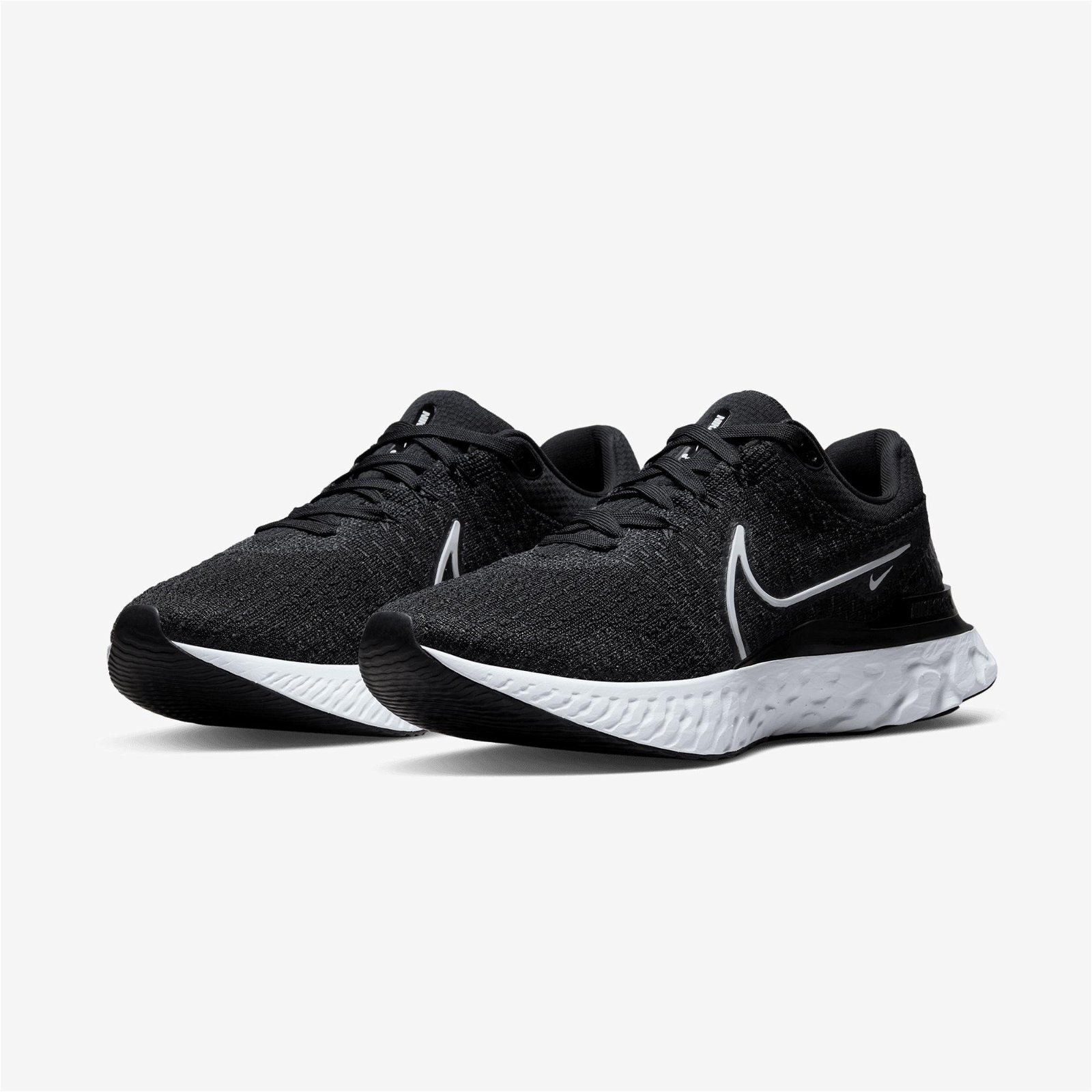 Nike React Infinity Run Flyknit 3 Erkek Siyah Spor Ayakkabı