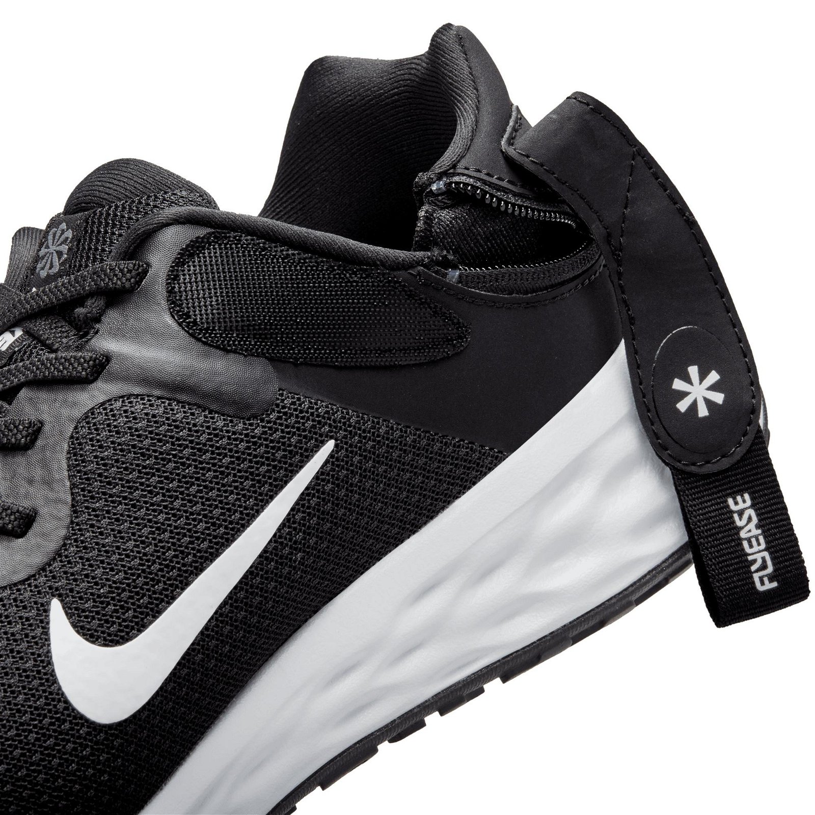 Nike Revolution 6 Flyease NN Erkek Siyah Spor Ayakkabı
